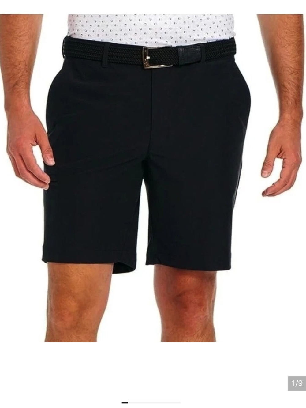 Greg Norman Collection Black Stretch Shorts - Men's Athletic Size 36